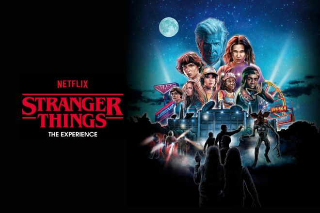 Stranger Things The Experience, em São Paulo.