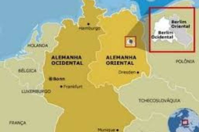 Mapa Alemanha