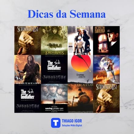 Banner Sextou no Blog - Dicas da semana