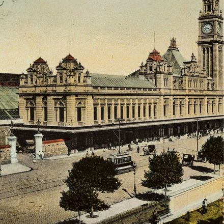 A estação no início do século XX