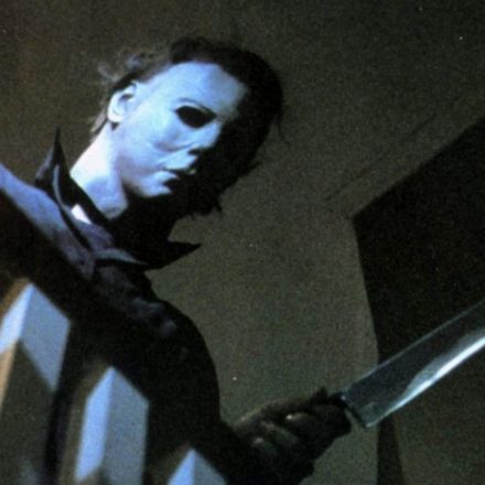 Michael Myers com a faca